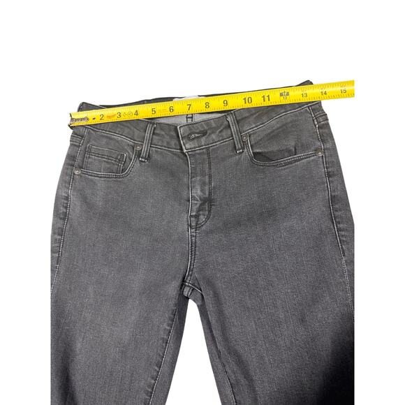Parker Smith Grey Skinny Jeans Size 2 / 26 Raw Hem Ankle - Picture 3 of 7